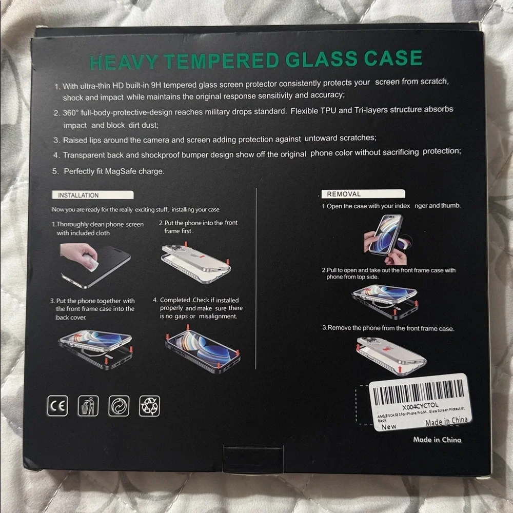 Black Phone Case for 16 pro max